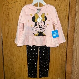 Girls 3t Minnie Mouse outfit